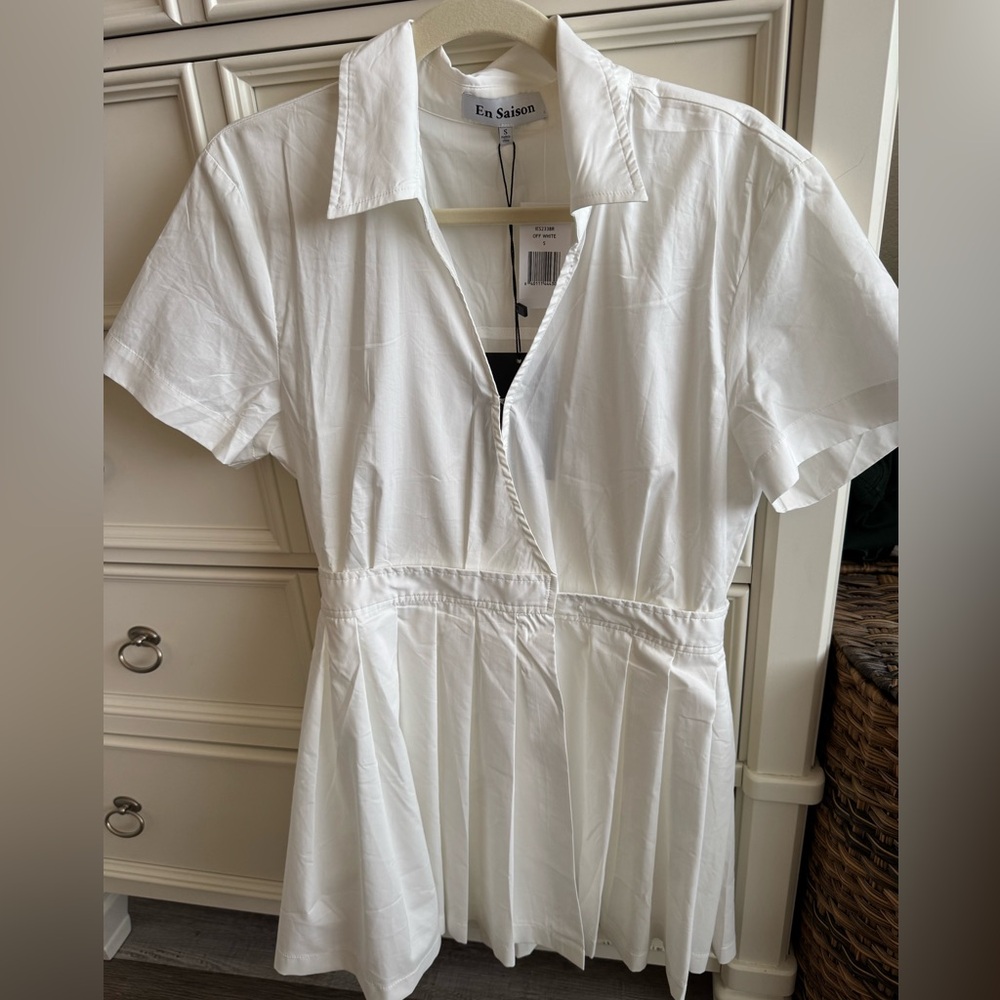 En Saison White Mini Dress